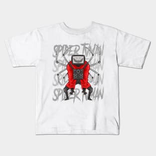 SKIBIDI TOILET TV MAN Kids T-Shirt